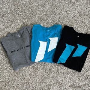 1st Phorm Men's Short Sleeve Tees - Gray, Blue, and Black